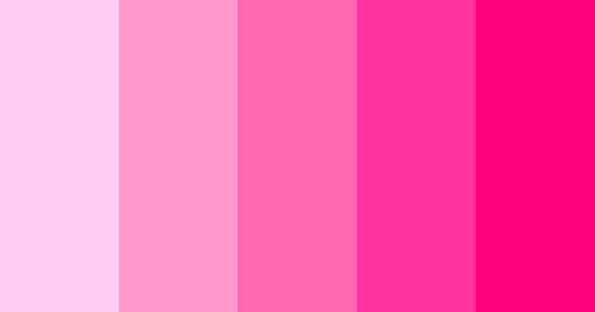 Download bright pink color palette PNG image (landscape)