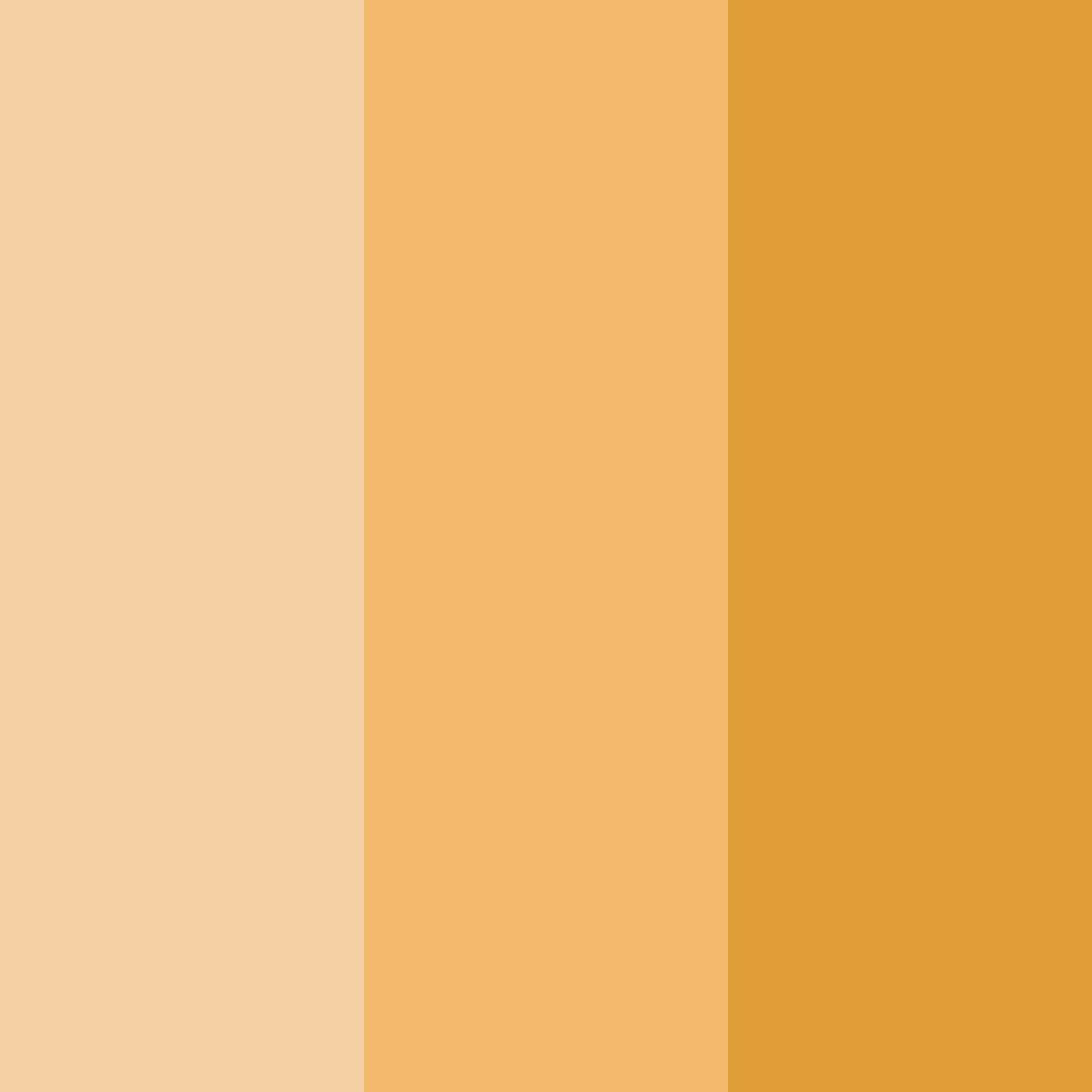 Download golden sunrise color palette PNG image (square)