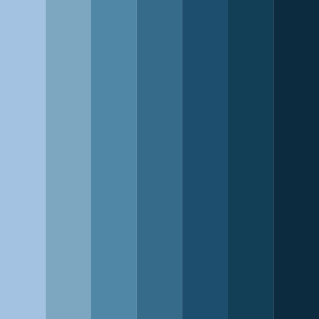 Download light navy shades color palette PNG image (square)