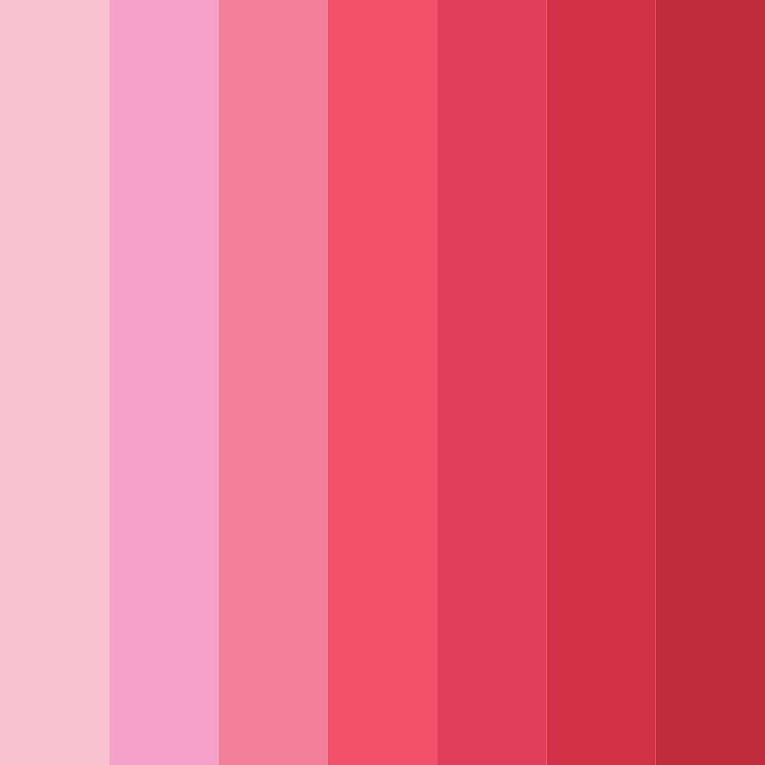 Download blushing rainbow color palette PNG image (square)