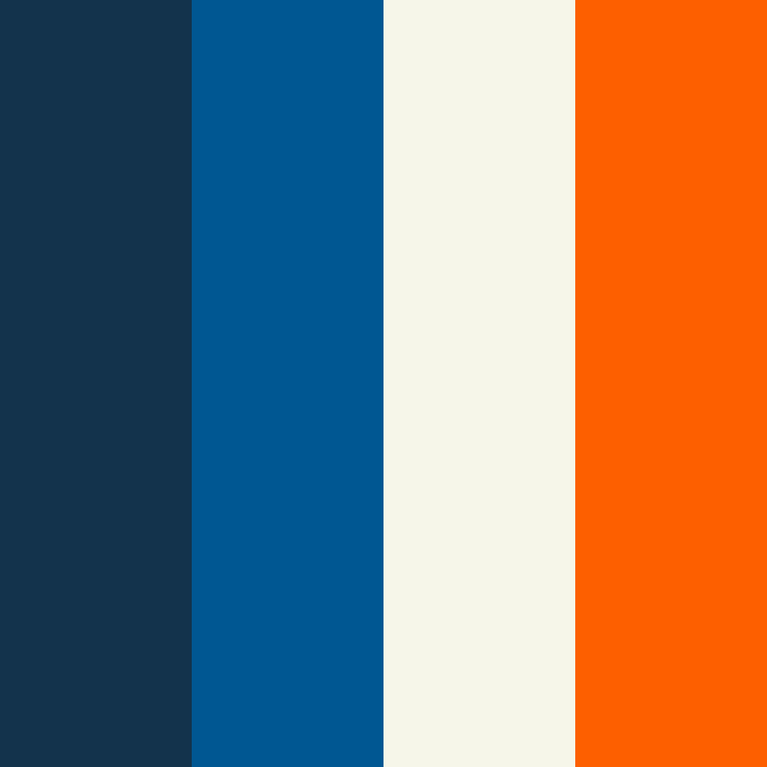 Download midnight blue and sunflower color palette PNG image (square)