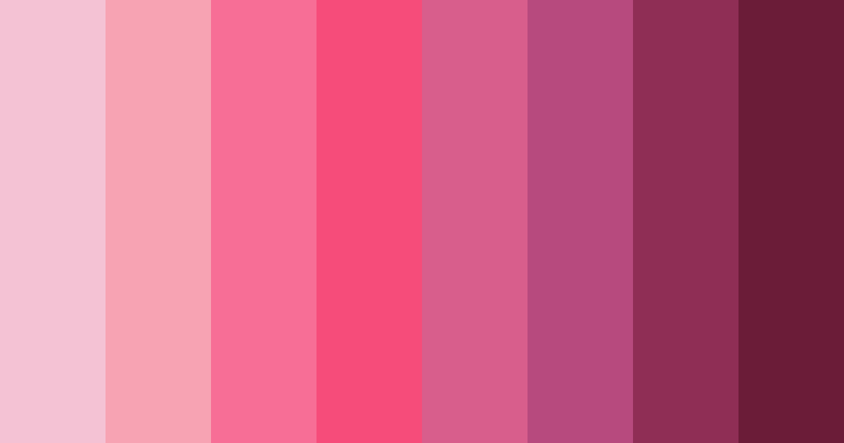 Download pink shades color palette PNG image (landscape)
