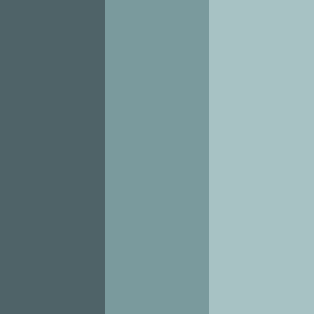 Download teal shades color palette PNG image (square)