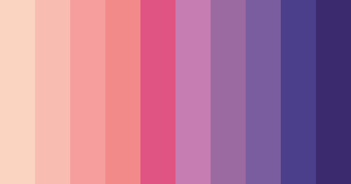 Download blossom serenade color palette PNG image (landscape)