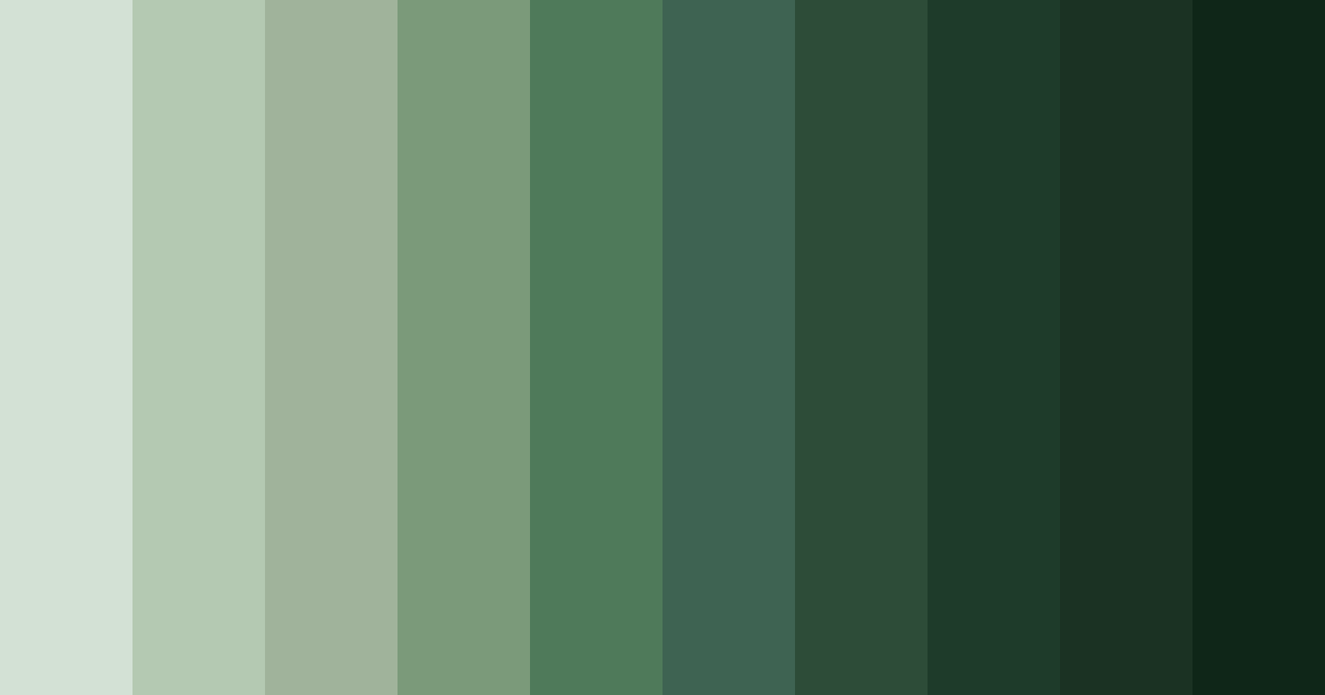 Download grey green shades color palette PNG image (landscape)