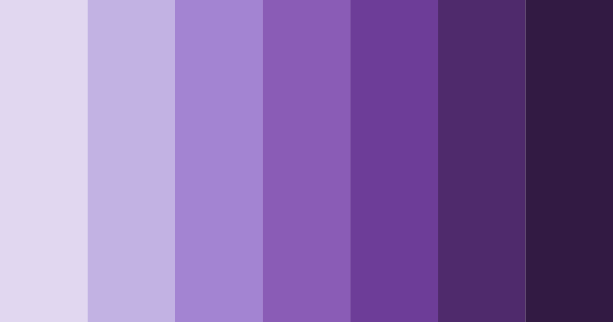 Download purple garden color palette PNG image (landscape)