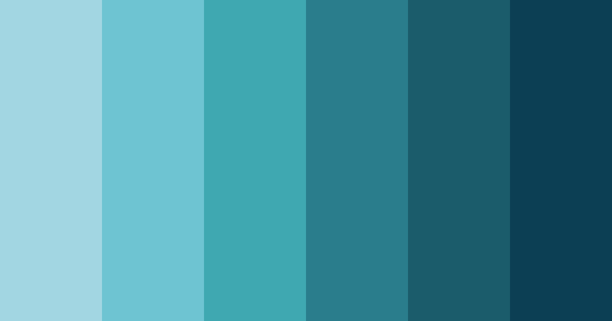 Tidal Echoes Color Palette - ColorDrop