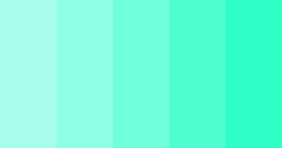 Download tropical breeze color palette PNG image (landscape)