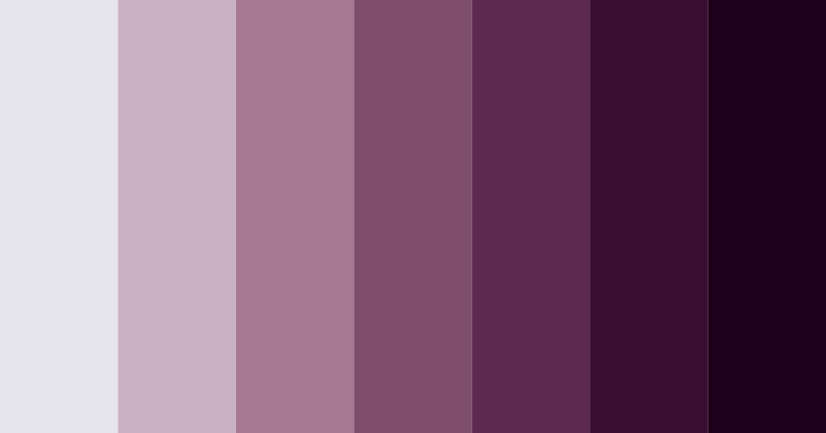 Download dark purple wedding color palette PNG image (landscape)