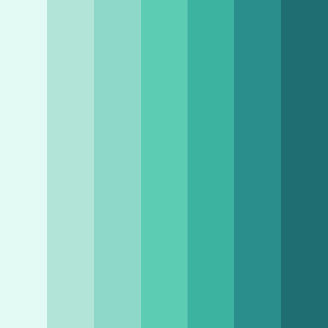 Download ocean breeze transition color palette PNG image (square)