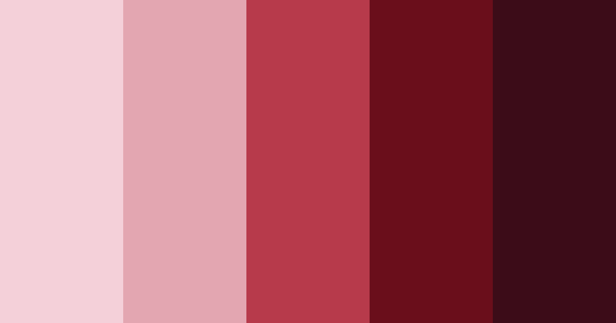Download crimson dream color palette PNG image (landscape)