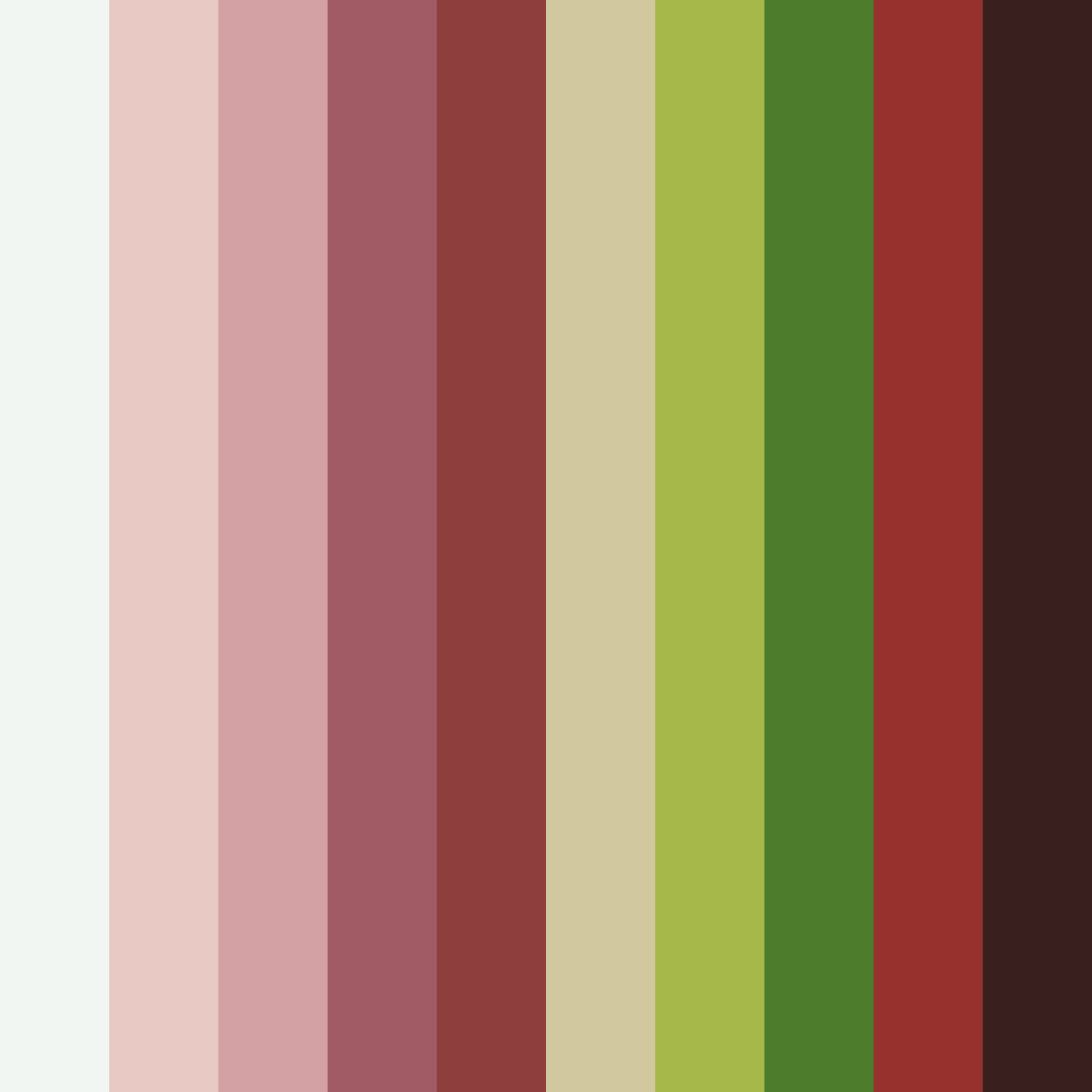 Download evergreen elegance color palette PNG image (square)