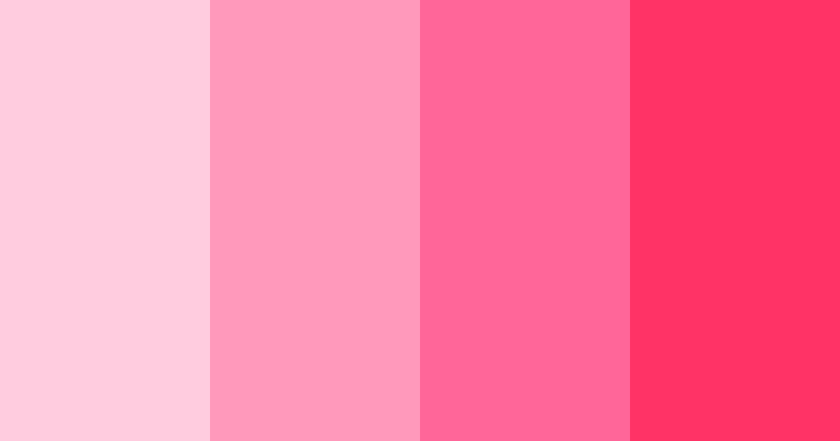 Download blushing harmony color palette PNG image (landscape)