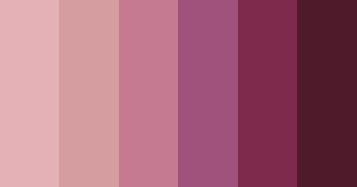 Download crimson whisper color palette PNG image (landscape)