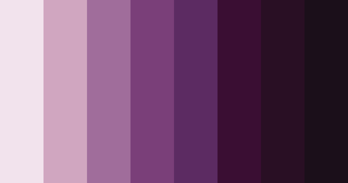 Download mystic rosewood color palette PNG image (landscape)