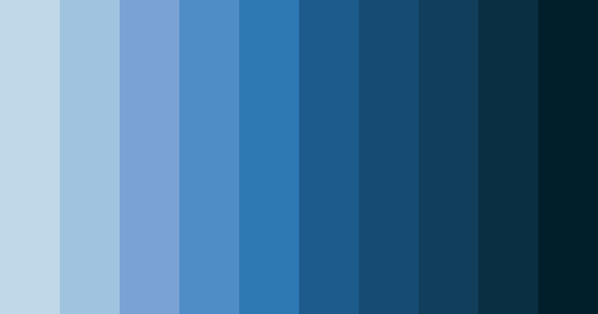 Download deep ocean serenity color palette PNG image (landscape)