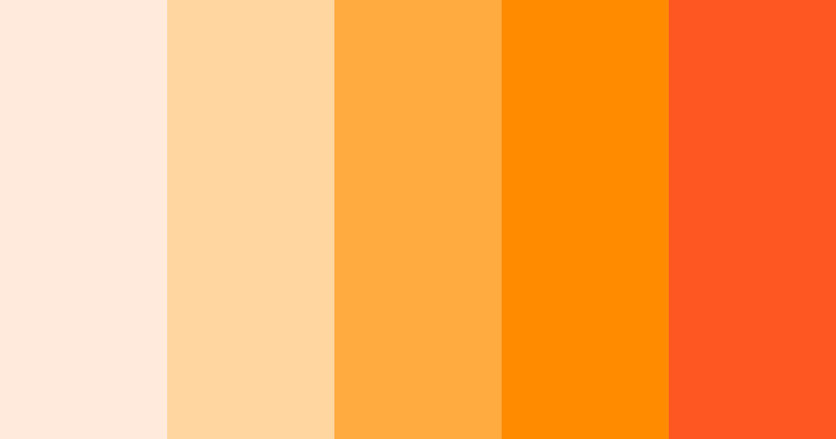 Download sunset serenade color palette PNG image (landscape)