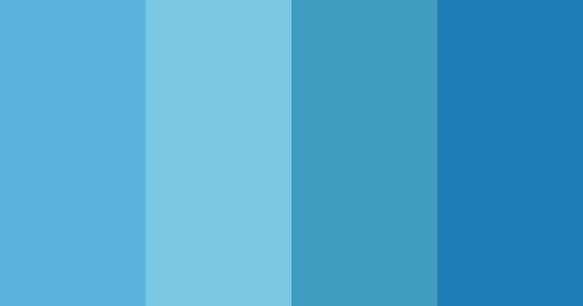 Download blue breeze color palette PNG image (landscape)