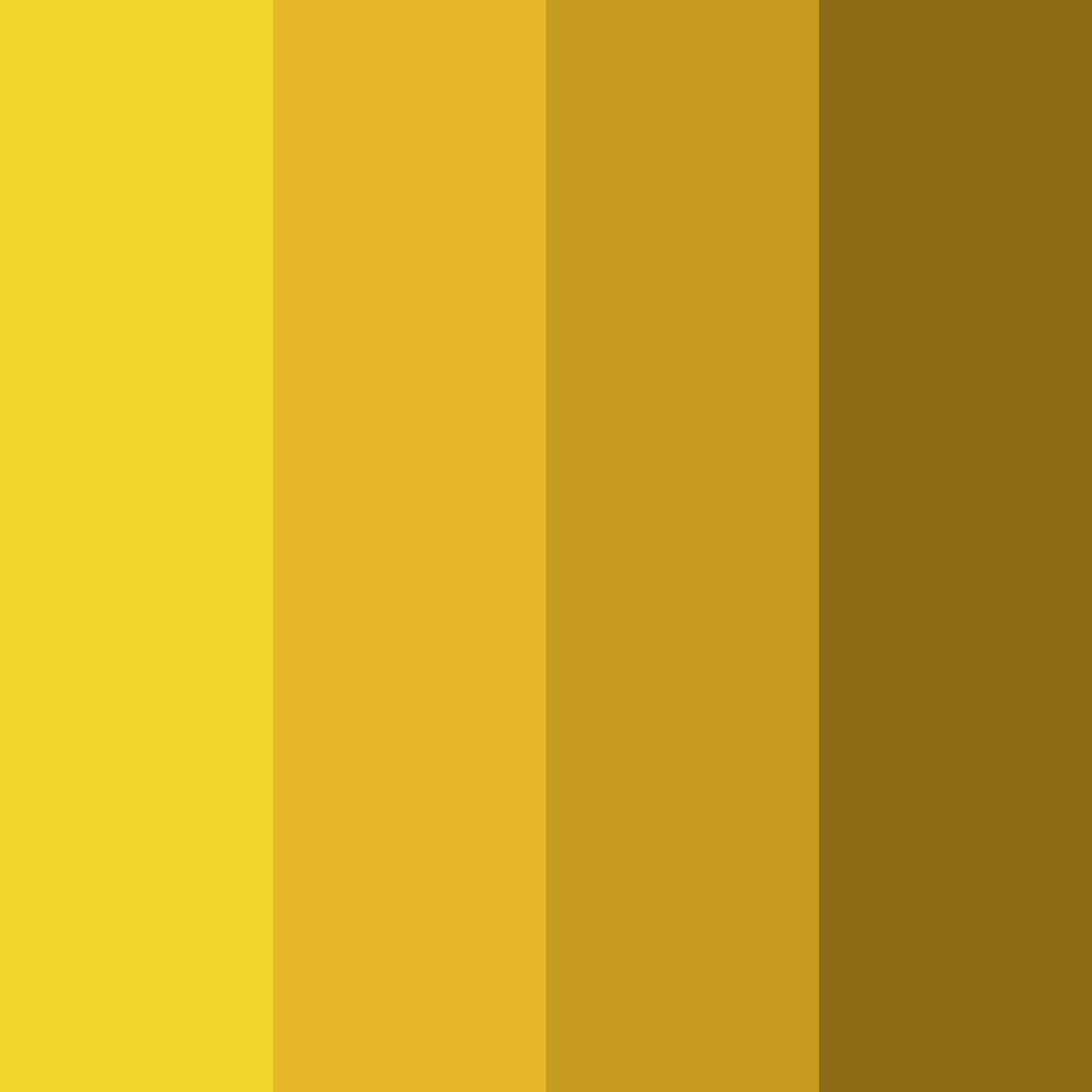 Download bright gold color palette PNG image (square)
