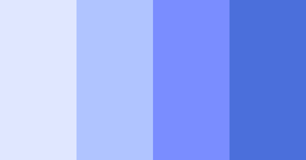 Download light blue color palette PNG image (landscape)