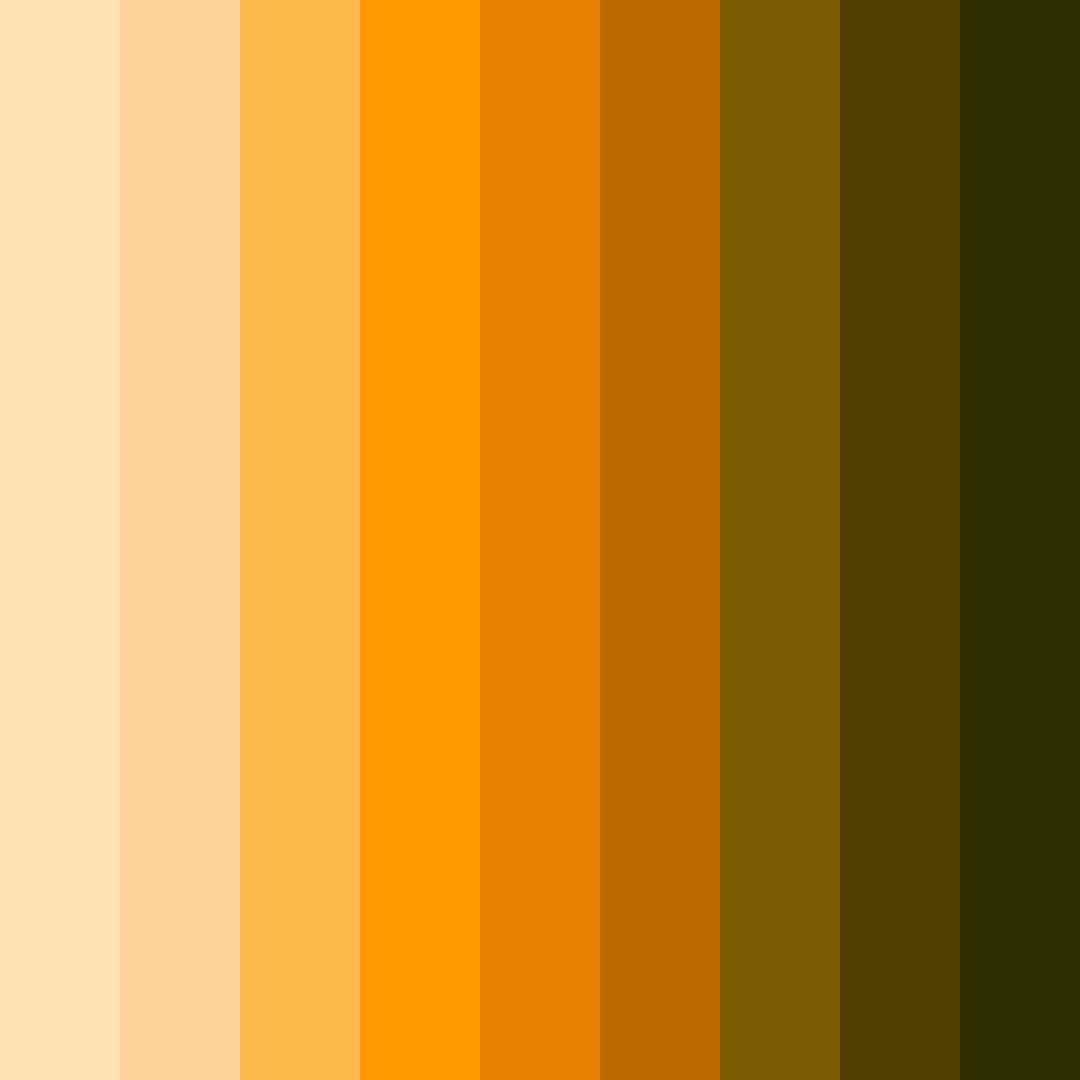 Download warm brown color palette PNG image (square)