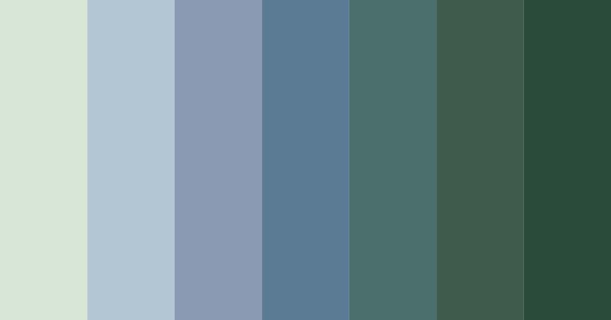 Download earthy green color palette PNG image (landscape)