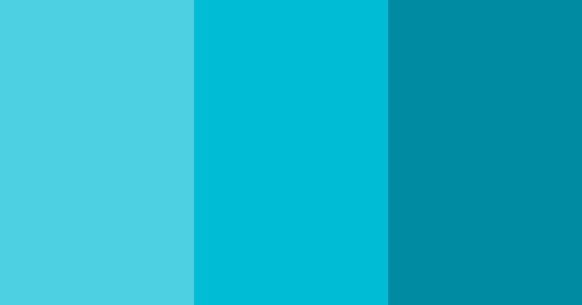Download aqua tranquility color palette PNG image (landscape)