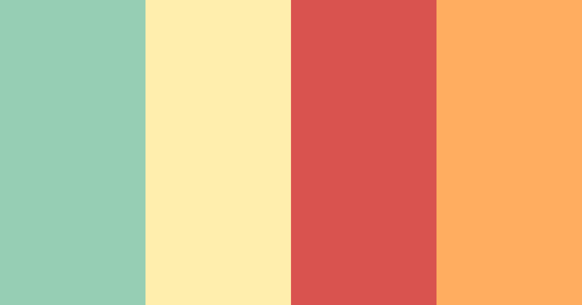 Download desert sunset color palette PNG image (landscape)