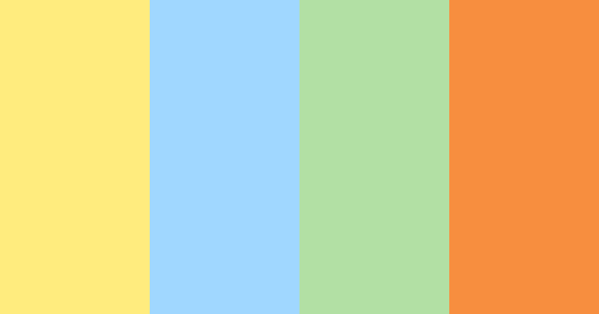 Download sunshine breeze color palette PNG image (landscape)