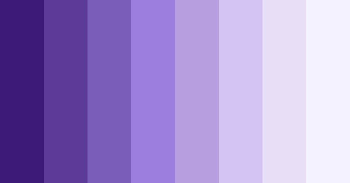 Download shades of purple color palette PNG image (landscape)