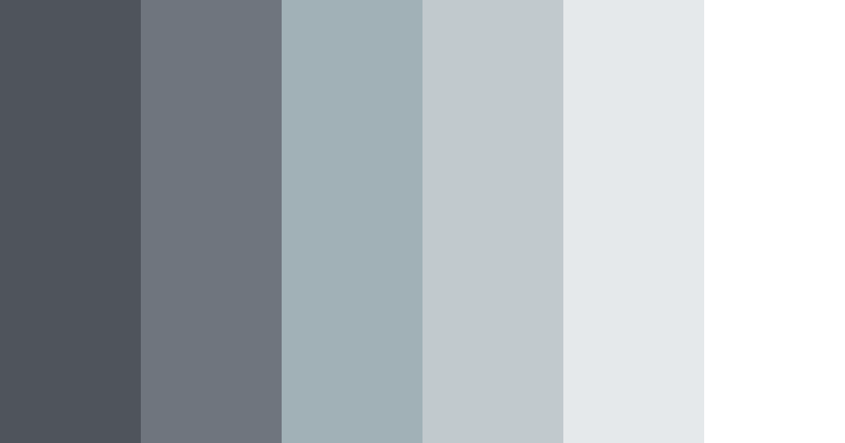 Download shades of grey color palette PNG image (landscape)