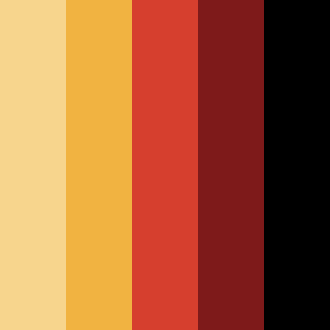 Download red and gold elegance color palette PNG image (square)