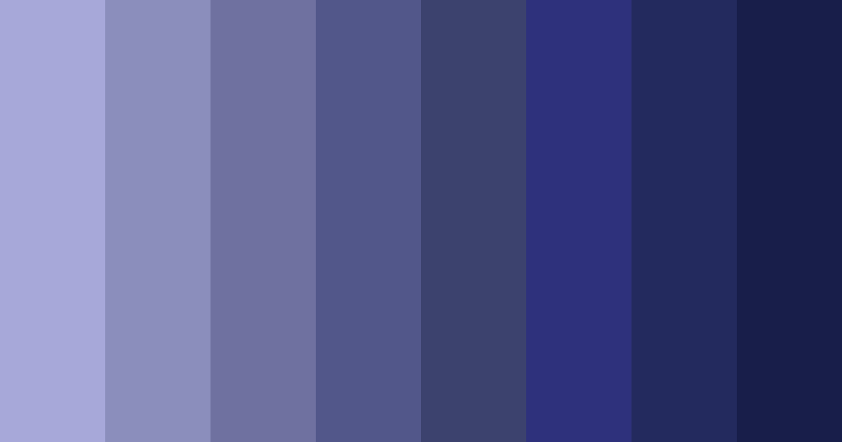 Download deep blue color palette PNG image (landscape)