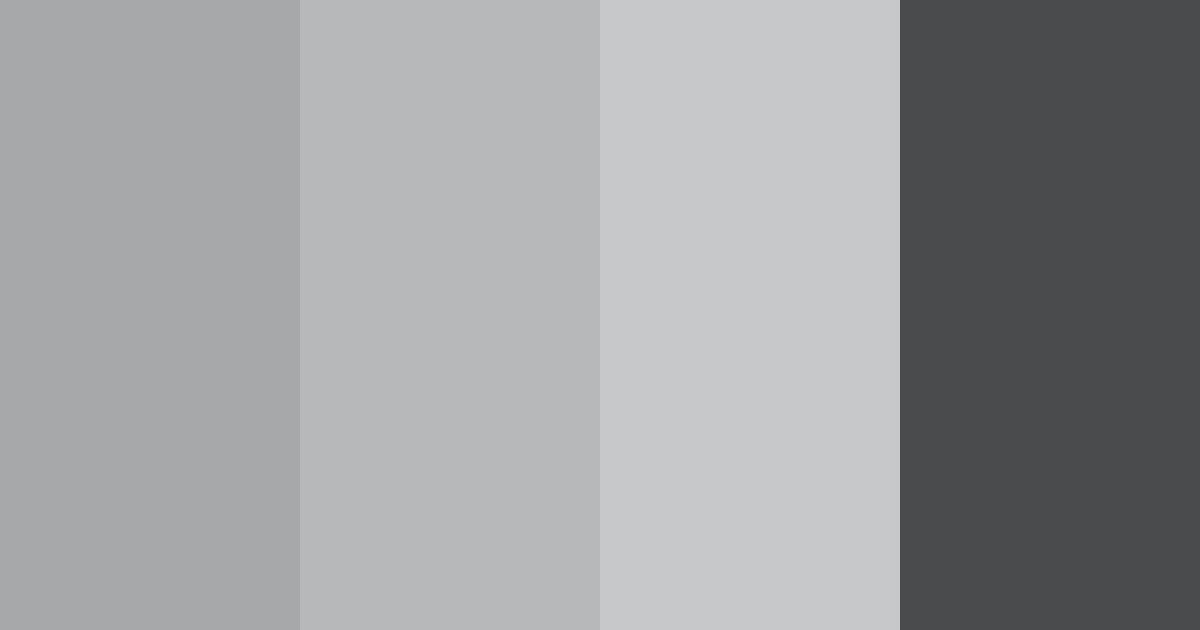 Download dark gray shades color palette PNG image (landscape)