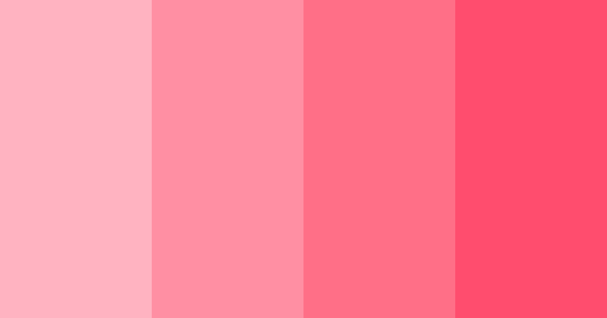 Download light salmon pink color palette PNG image (landscape)