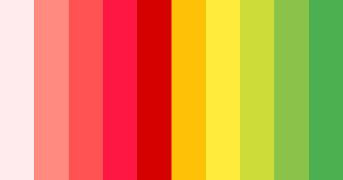 Download tropical sunset bliss color palette PNG image (landscape)
