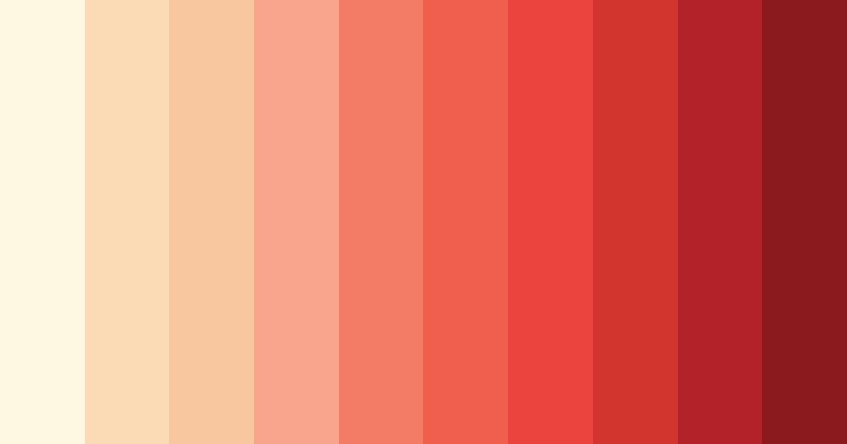 Download sunset embrace color palette PNG image (landscape)
