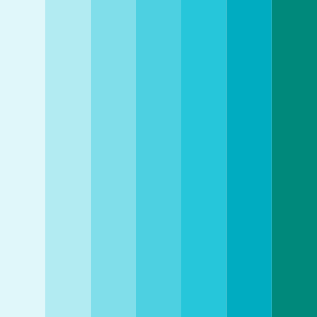 Download aqua vitality color palette PNG image (square)