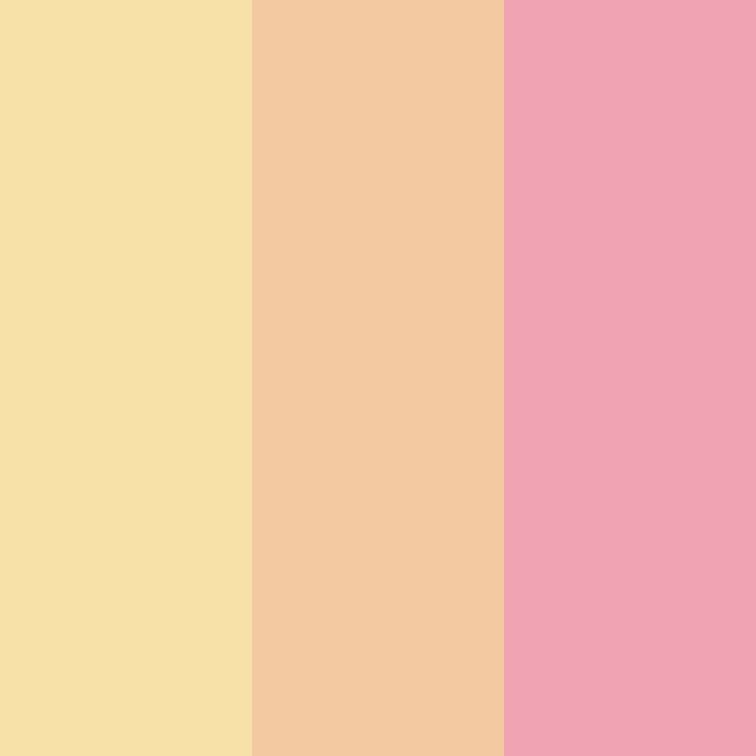Download peachy dreams color palette PNG image (square)