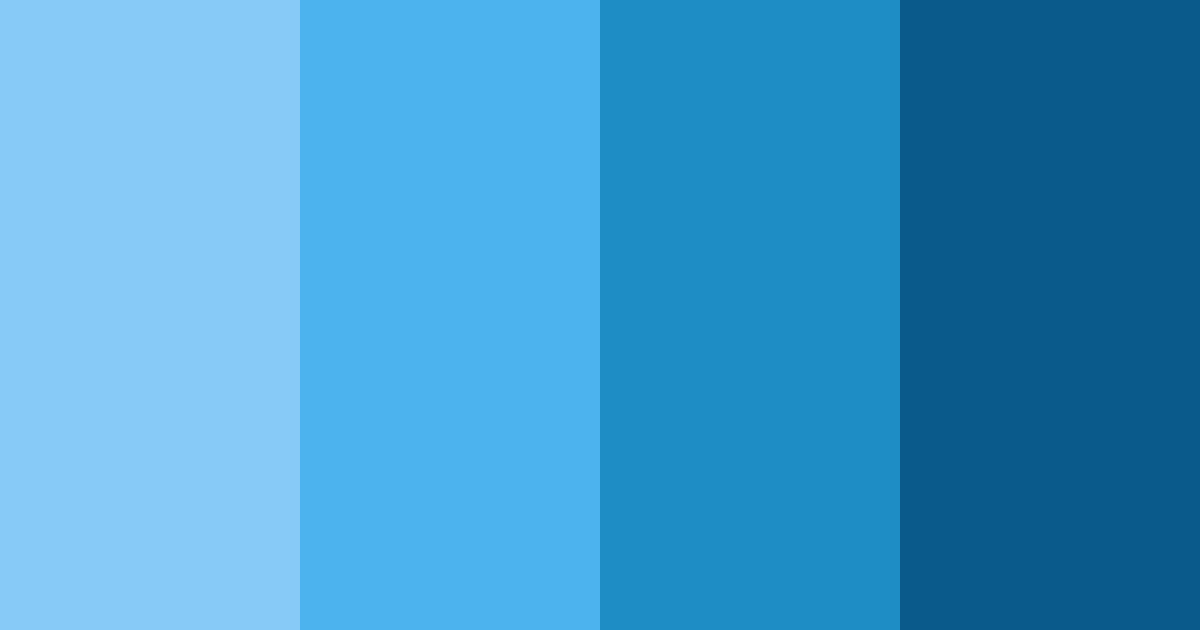 Download aqua serenade color palette PNG image (landscape)