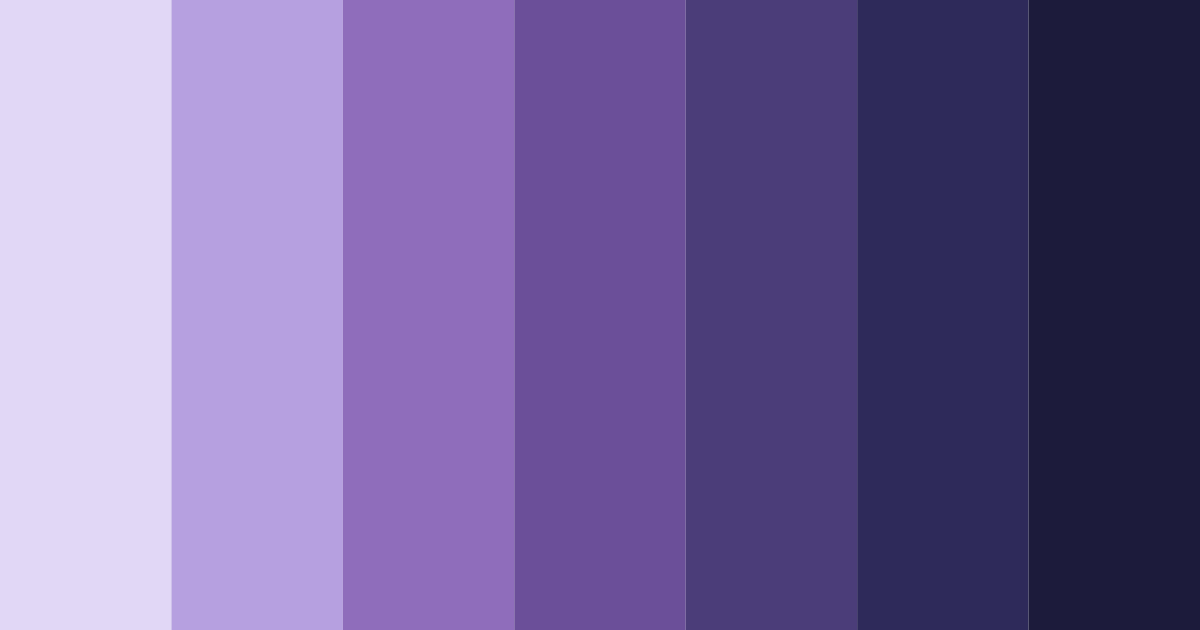 Download mystic violet dreams color palette PNG image (landscape)