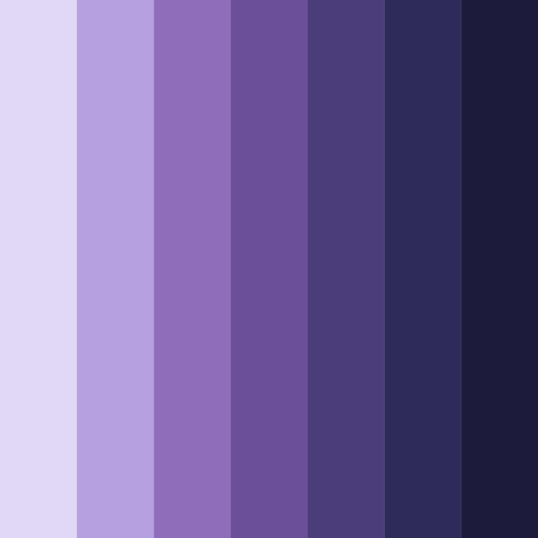 Download mystic violet dreams color palette PNG image (square)