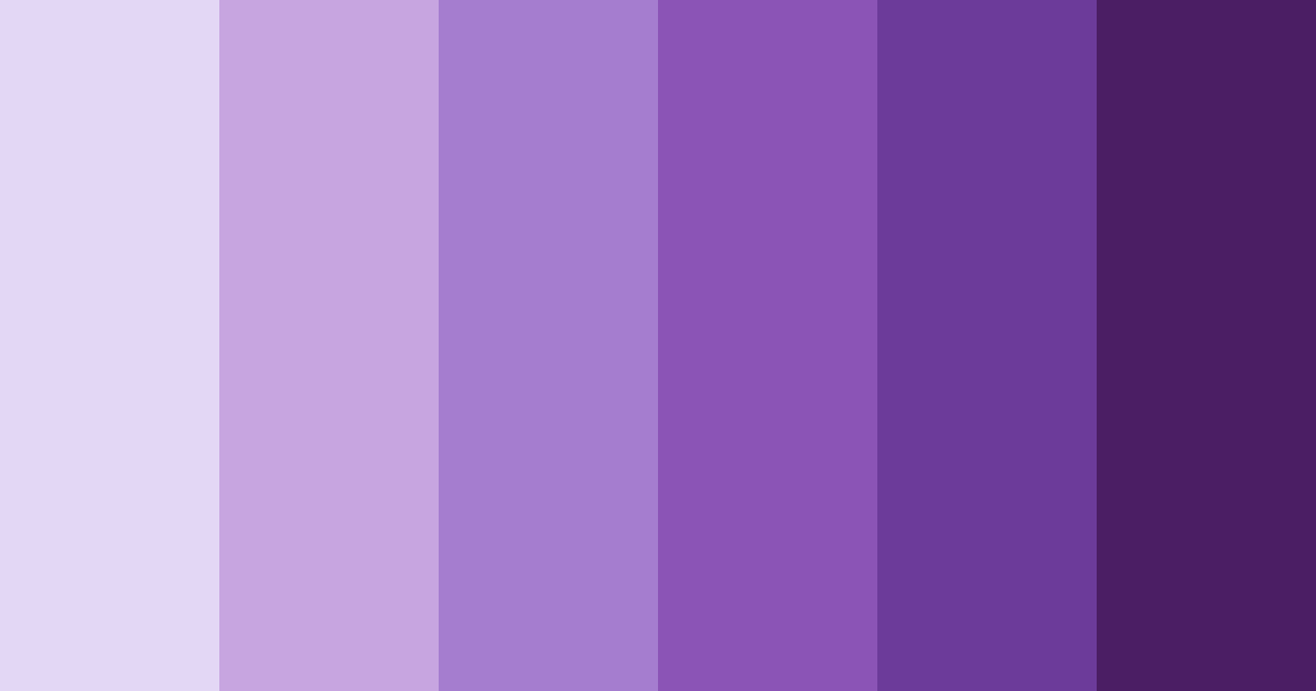 Download enchanted amethyst color palette PNG image (landscape)