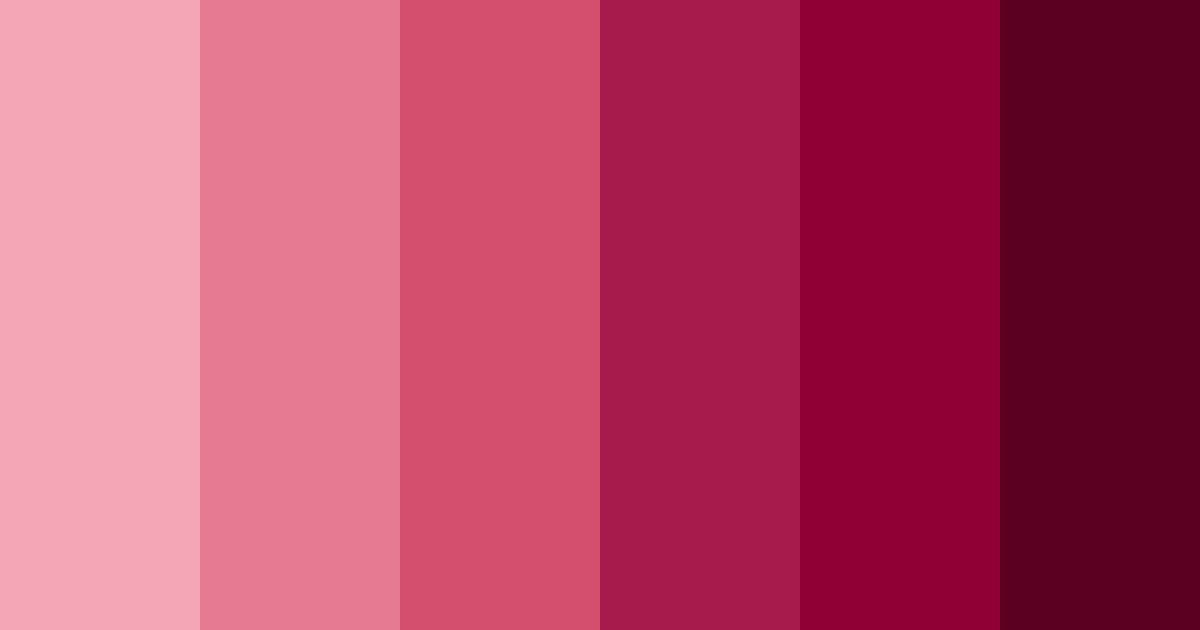 Download crimson romance color palette PNG image (landscape)