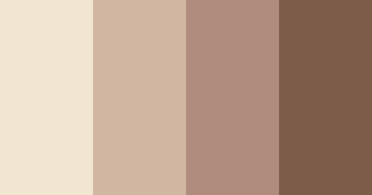 Download soft earthy elegance color palette PNG image (landscape)