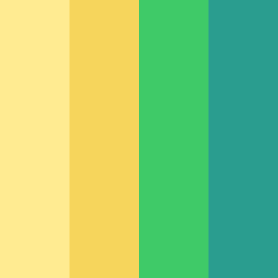 Download sunny green color palette PNG image (square)