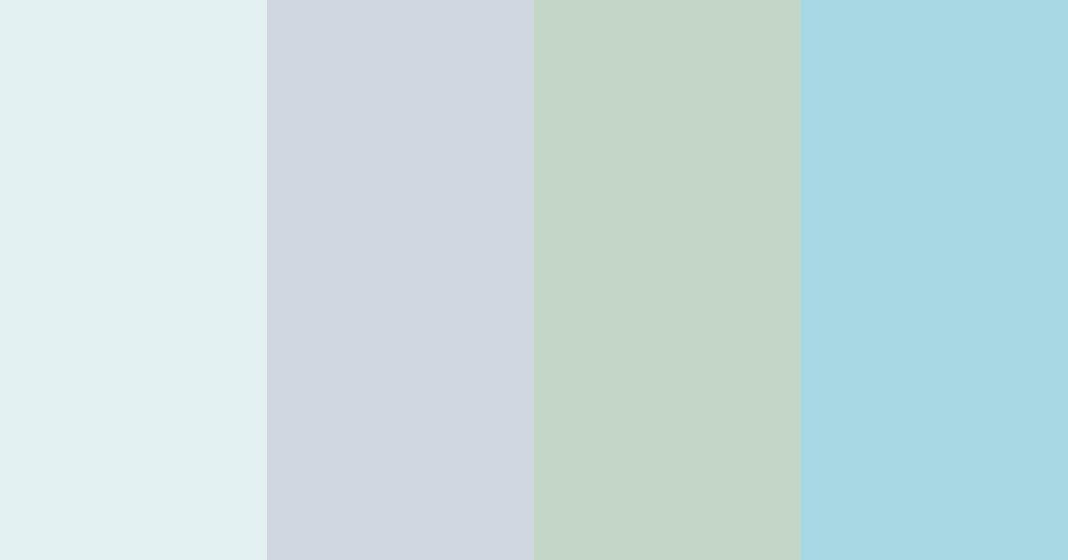 Download whispers of serenity color palette PNG image (landscape)