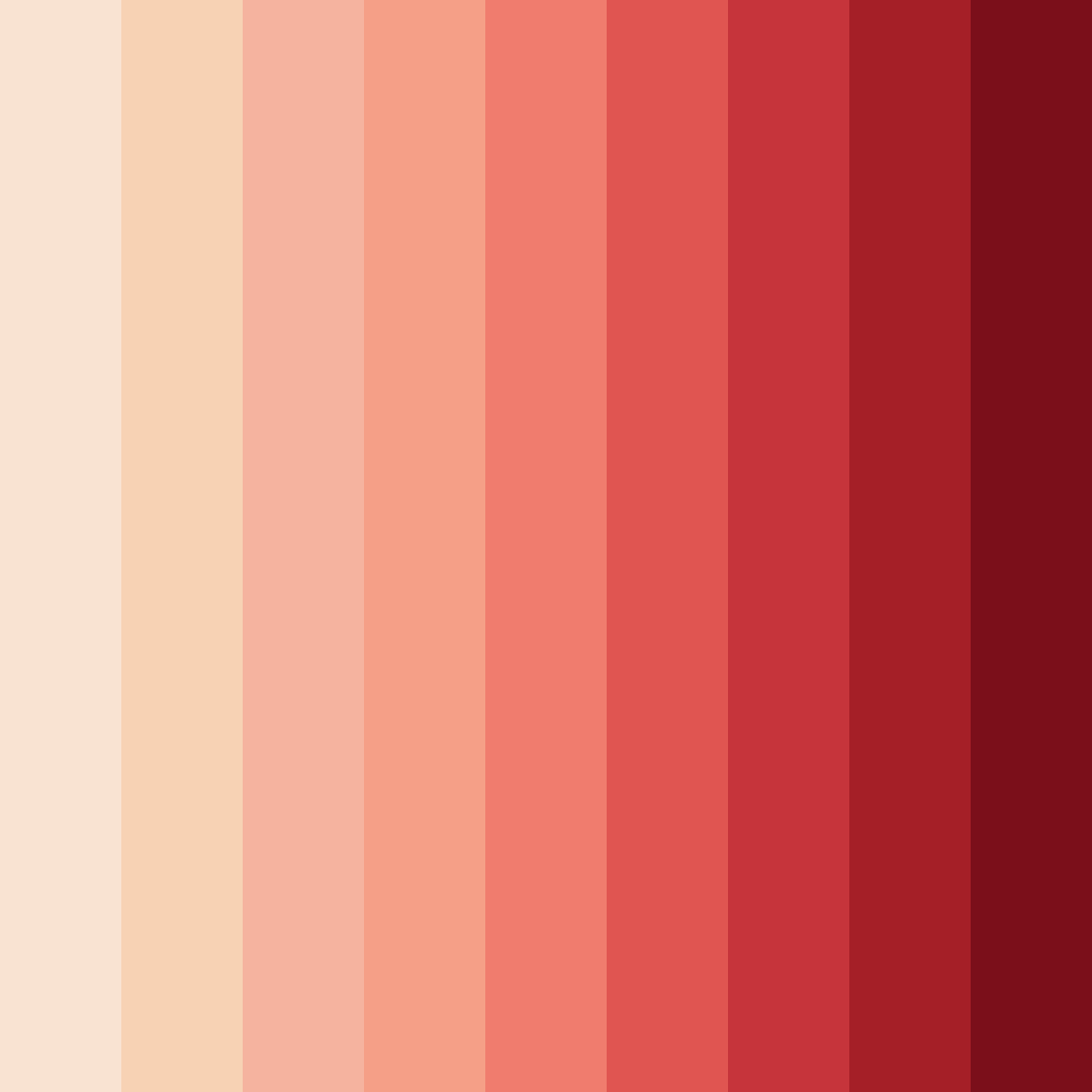 Download blushful blooms color palette PNG image (square)