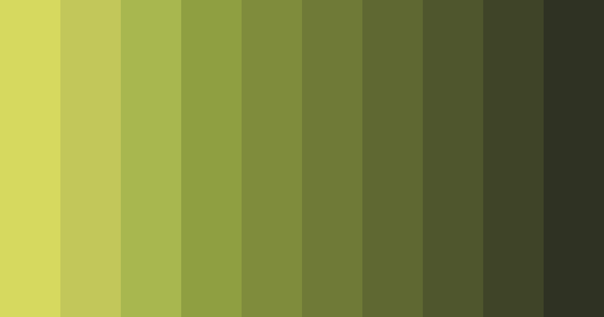 Download verdant elegance color palette PNG image (landscape)
