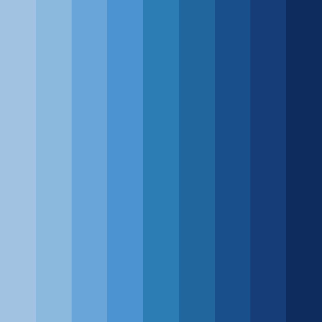 Download pastel blue color palette PNG image (square)